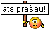 :atsiprašau: